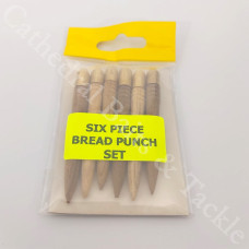 Bread Punch Set Wood Brass