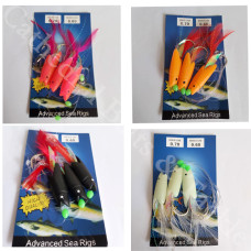 Jumbo Hokkai Rig 3 Size 7/0 Hooks 