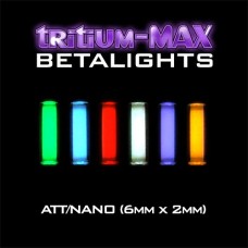 Tritium-MAX ATT and Nano Betalights, Isotopes (6mm x 2mm)