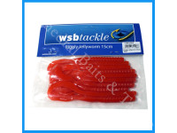 WSB Riggly Jellyworm 15cm Red colour