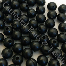 6mm Black Plastic Beads Qty 100 per pack 