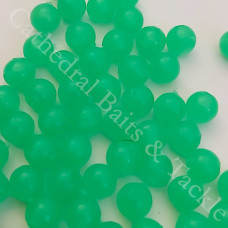 6mm Green Plastic Beads Qty 100 per pack