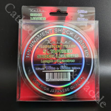 Tapered Shock Leader 15lb to 60lb  Fluro Yellow Japanese Tournament Quality